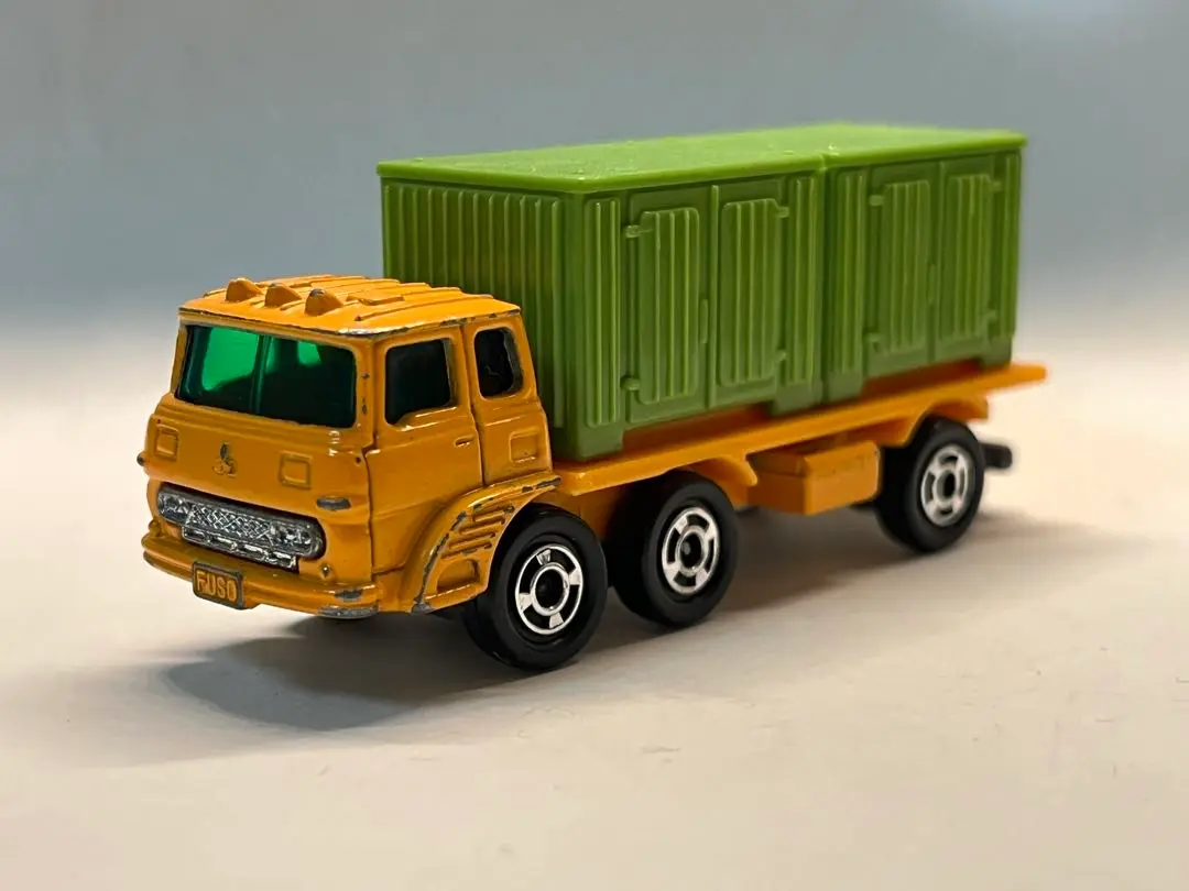 トミカ  ふそう コンテナ 運搬車 黒箱（日本製） ミニカーショップ ケンボックス トミカ 黒箱☆90☆三菱ふそう