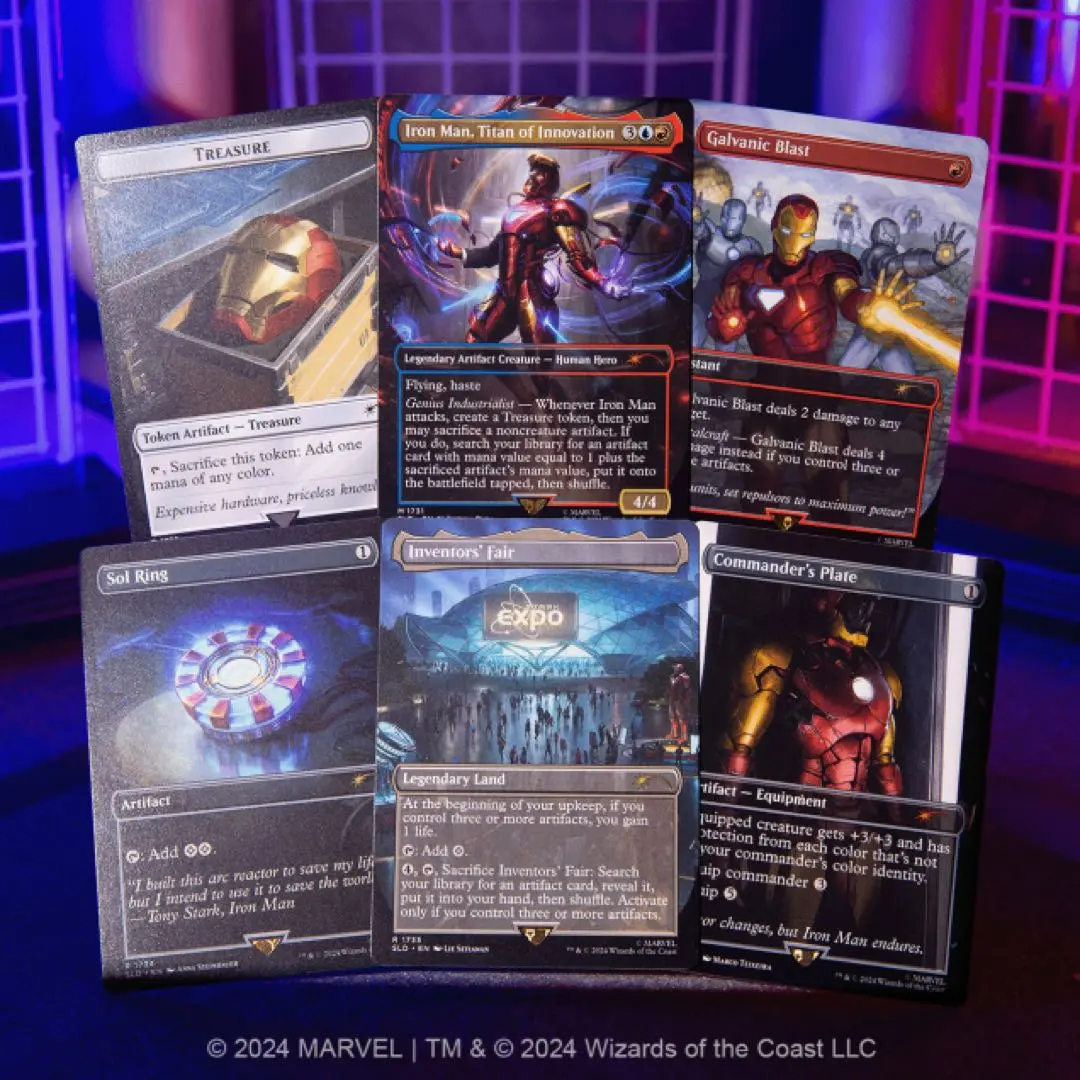 MTG Magic Secret Lair X Marvel Ironman FOIL Edition | eBay