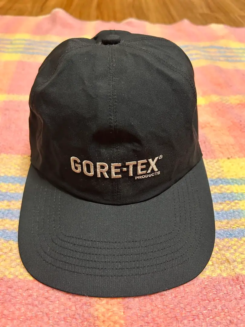 【美品】STUSSY Gore-Tex Cap black キャップ 0000175849001.jpg