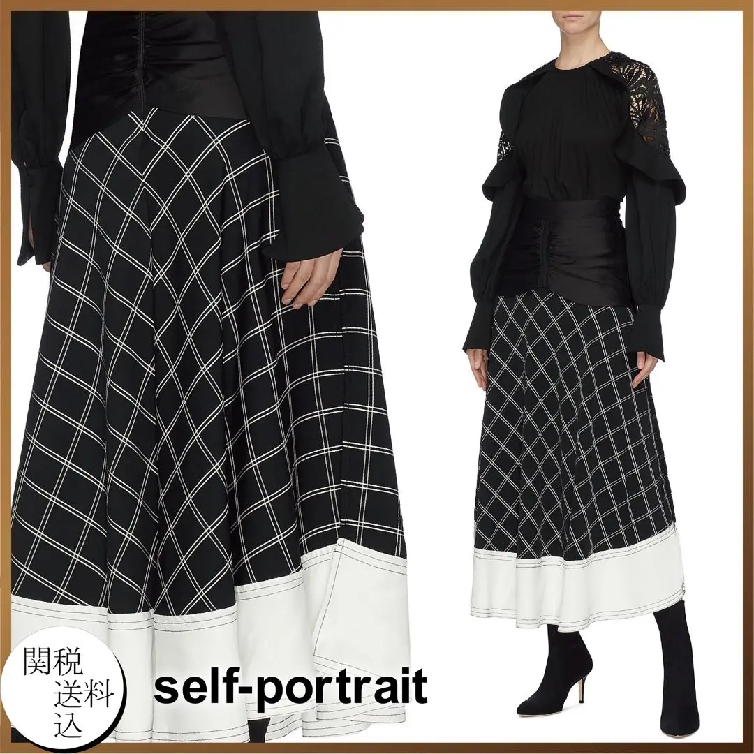 セルフポートレート・self-portrait・レーススカート・ロングスカート・ SELF PORTRAIT(セルフ・ポートレイト) スカート(レディース
