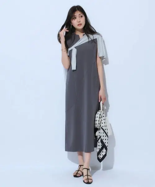 Mystrada 切替カーブワンピース 新品✨ Mystrada マイストラーダ ♡ 切り替えカーブワンピース