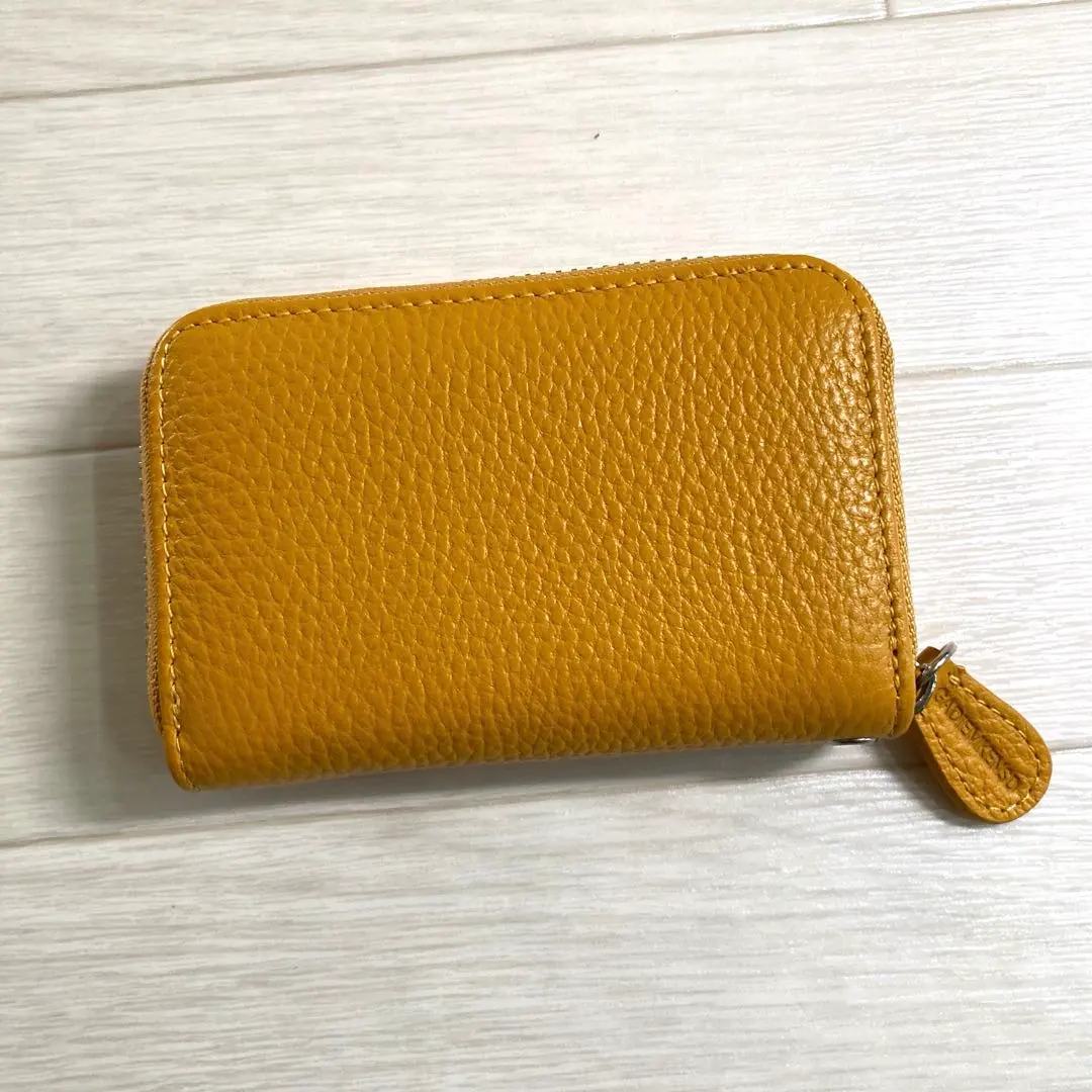 Thumbnail of N081902 GADIEMKENSD Card Case Wallet Leather Yellow