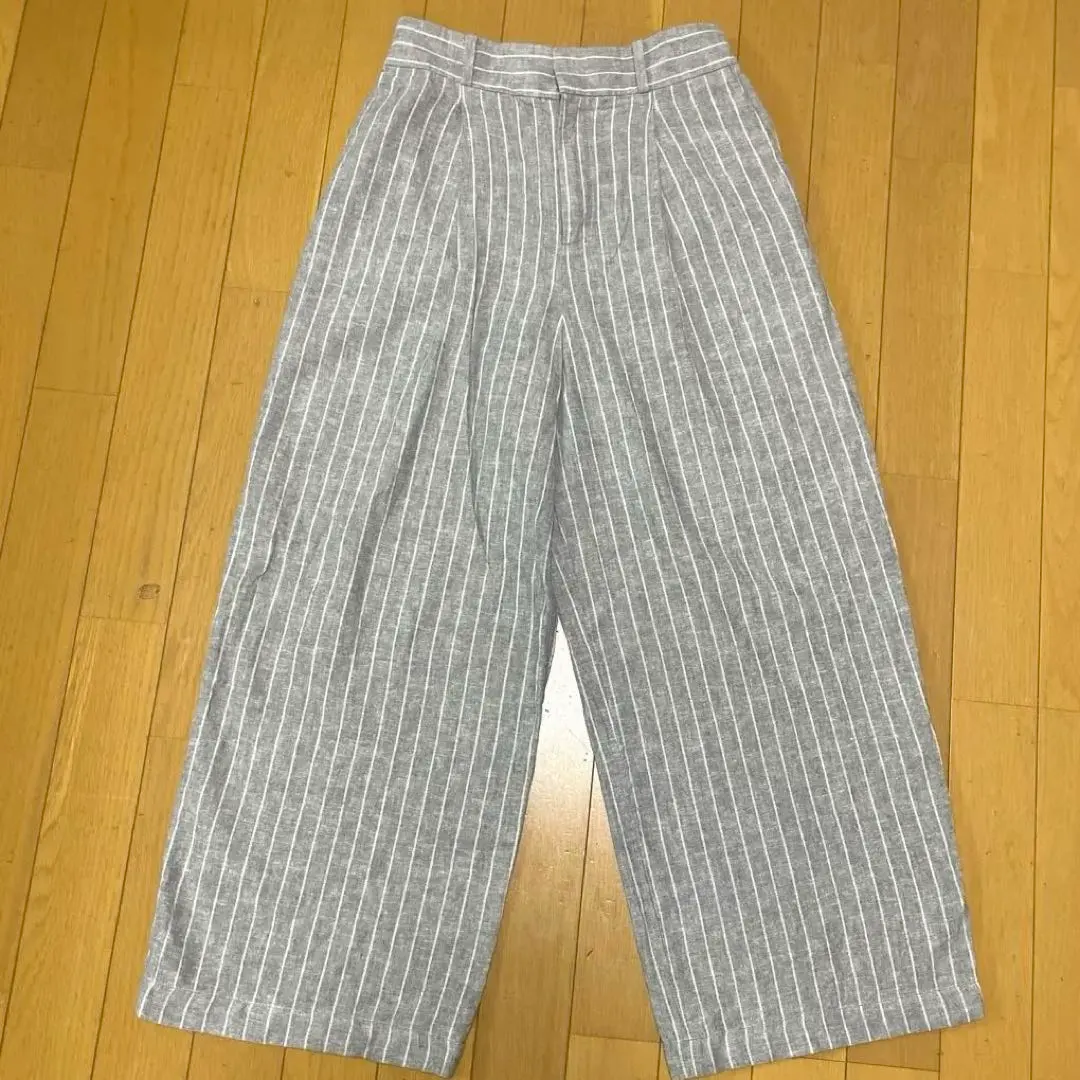 Thumbnail of Uniqlo Tuck Pants Striped Women's