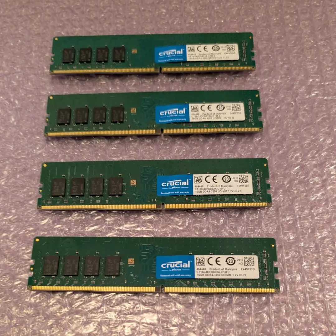 Crucial CT2K16G4DFD832A、2セット、16GB×4本 Amazon | Crucial 増設メモリ CT2K16G4DFD832A ［DIMM DDR4