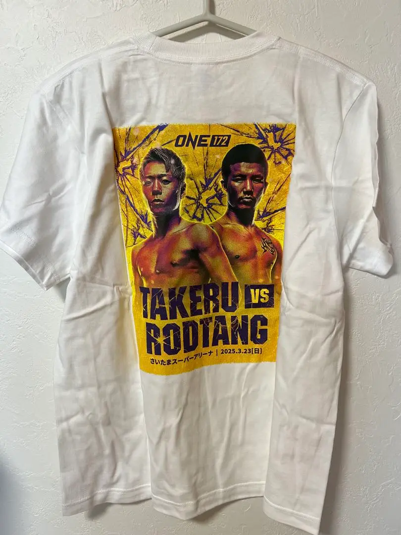 ONE Championship 172 武尊 ロッタン TシャツL ラス1 ONE Championship 172 武尊 ロッタン 限定 Tシャツ XXL