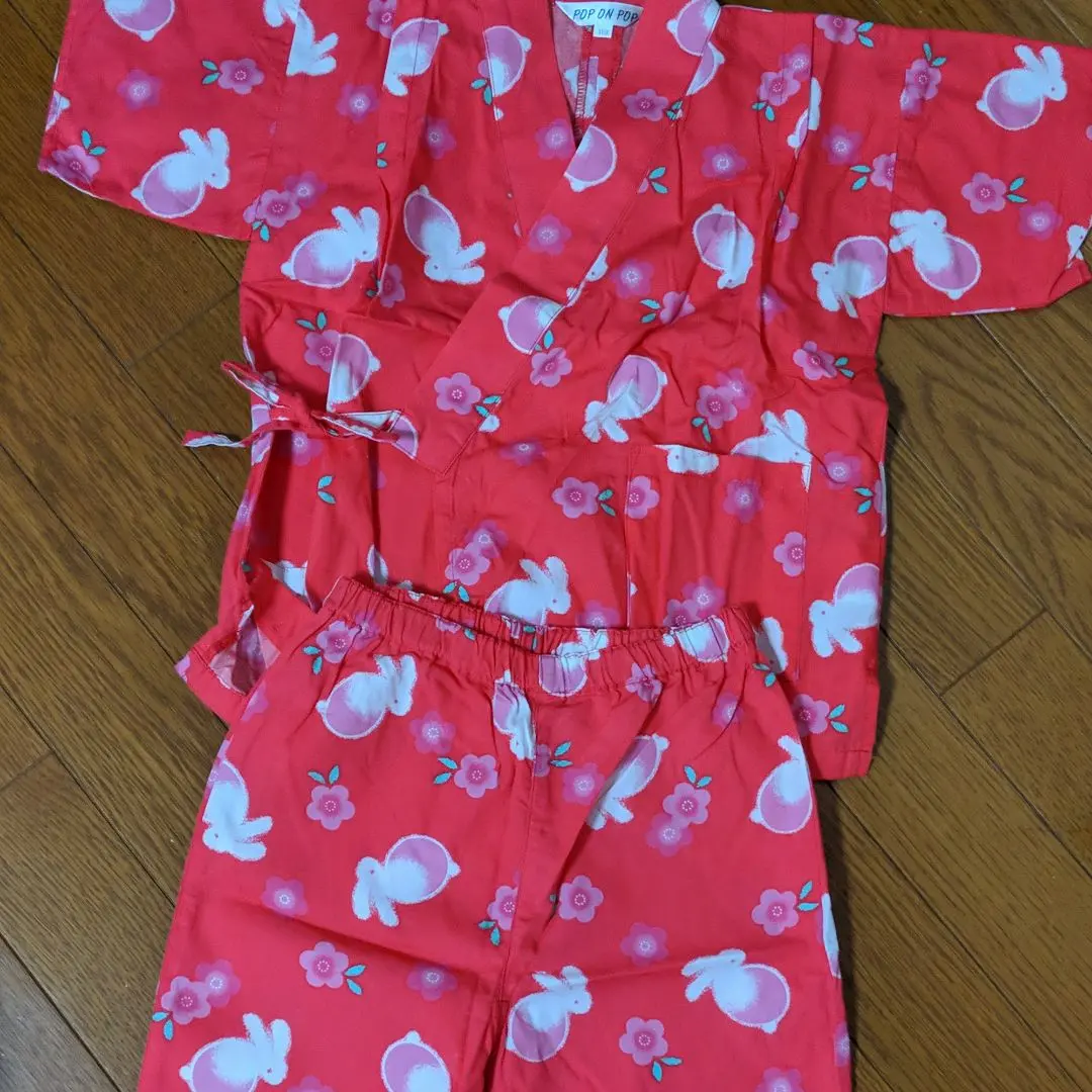 Thumbnail of Girls' Jinbei (Japanese summer wear) - 100cm