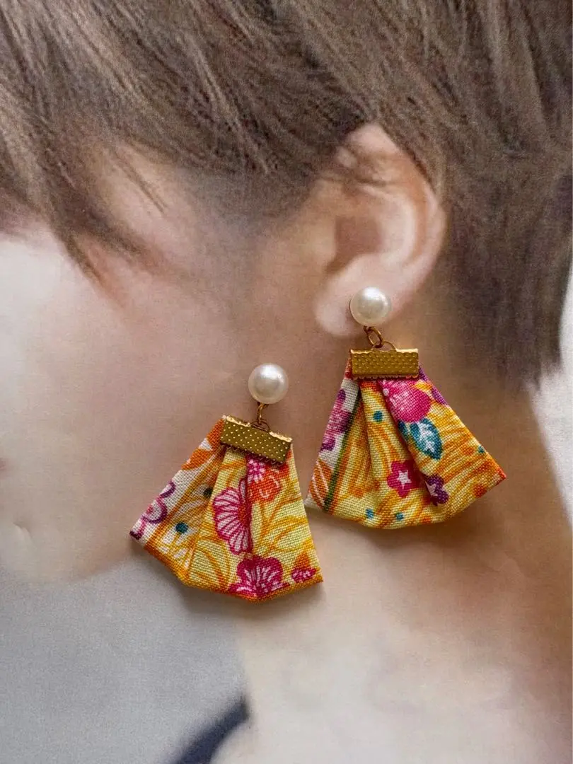 CONOCO ピアス　沖縄　紅型モチーフ 2025年最新】紅型ピアスの人気アイテム - メルカリ