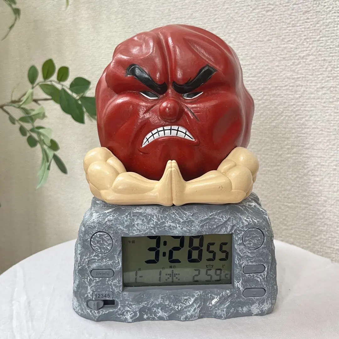 男梅オリジナル電波置き時計　【非売品】 男梅 電波置き時計 - メルカリ