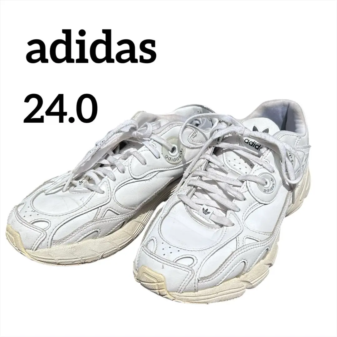 ⭕️新品未使用✨ adidas　アディダス　ASTIR W　ホワイト　24cm 2025年最新】adidas astir w 24の人気アイテム - メルカリ