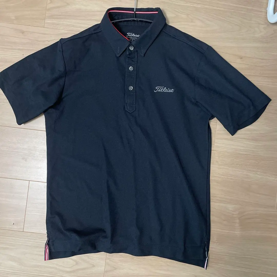 Titleist 高爾夫球 Polo衫 黑色 L 尺寸 的縮圖