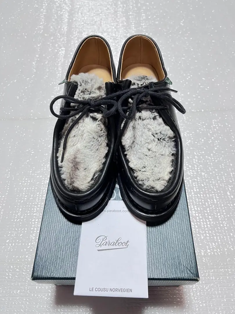 【新品未使用品】パラブーツParaboot ミカエル　Noir UK3.5 Paraboot（パラブーツ）MICHAEL（ミカエル）