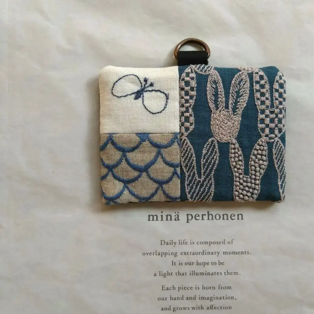 Thumbnail of pomppia x choucho Pass Case / Card Holder - Mina Perhonen - Handmade