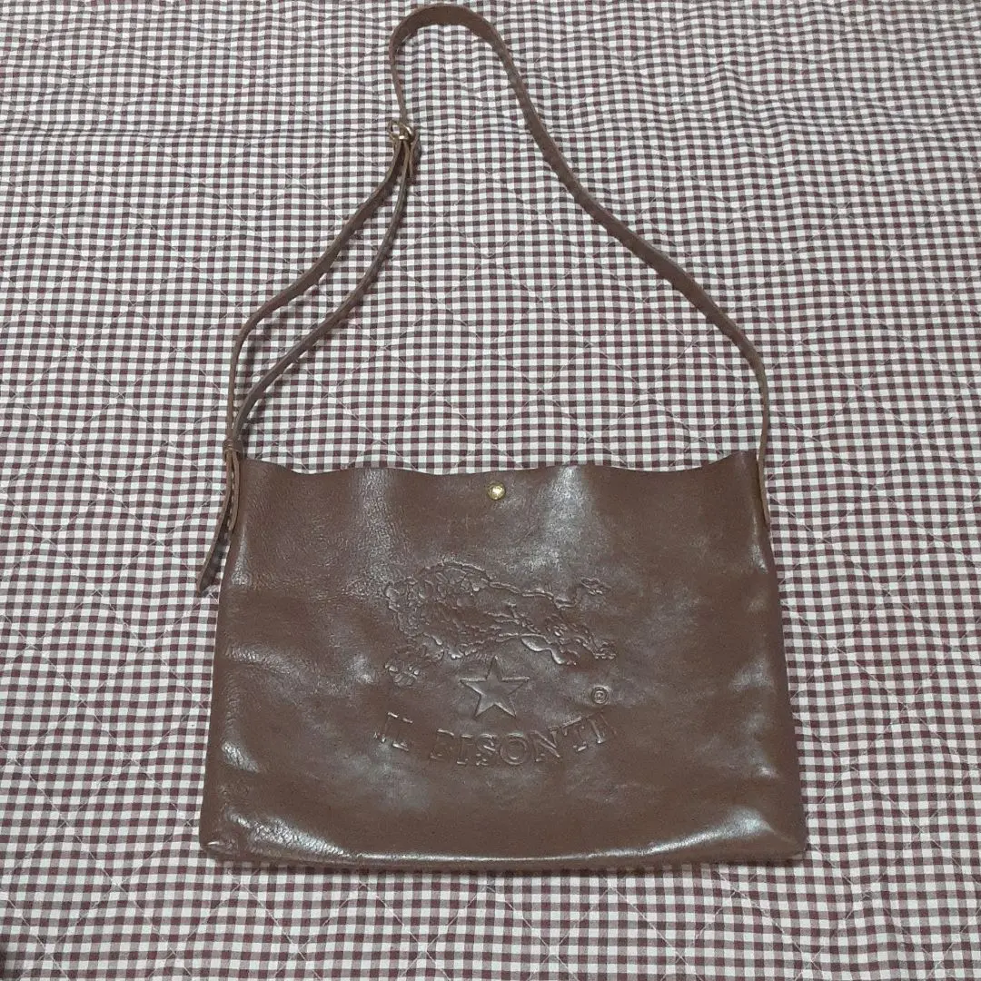 Thumbnail of IL BISONTE Big Logo Shoulder Bag