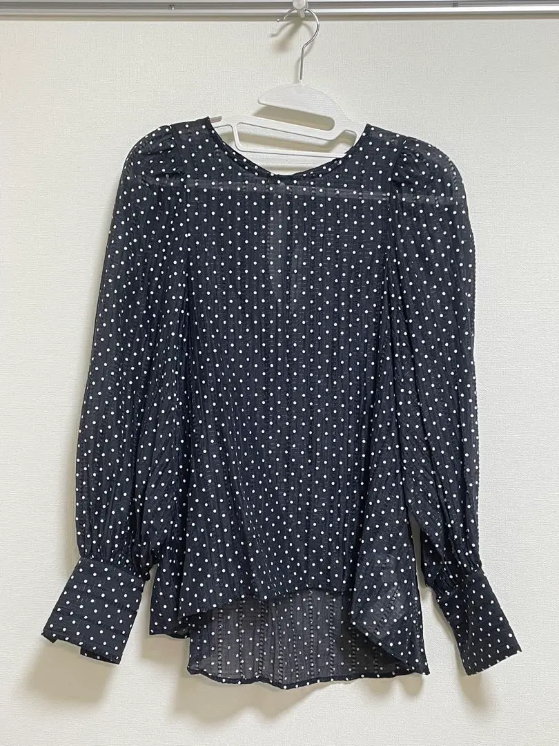 Thumbnail of URBAN RESEARCH sonny label Navy Dot Blouse