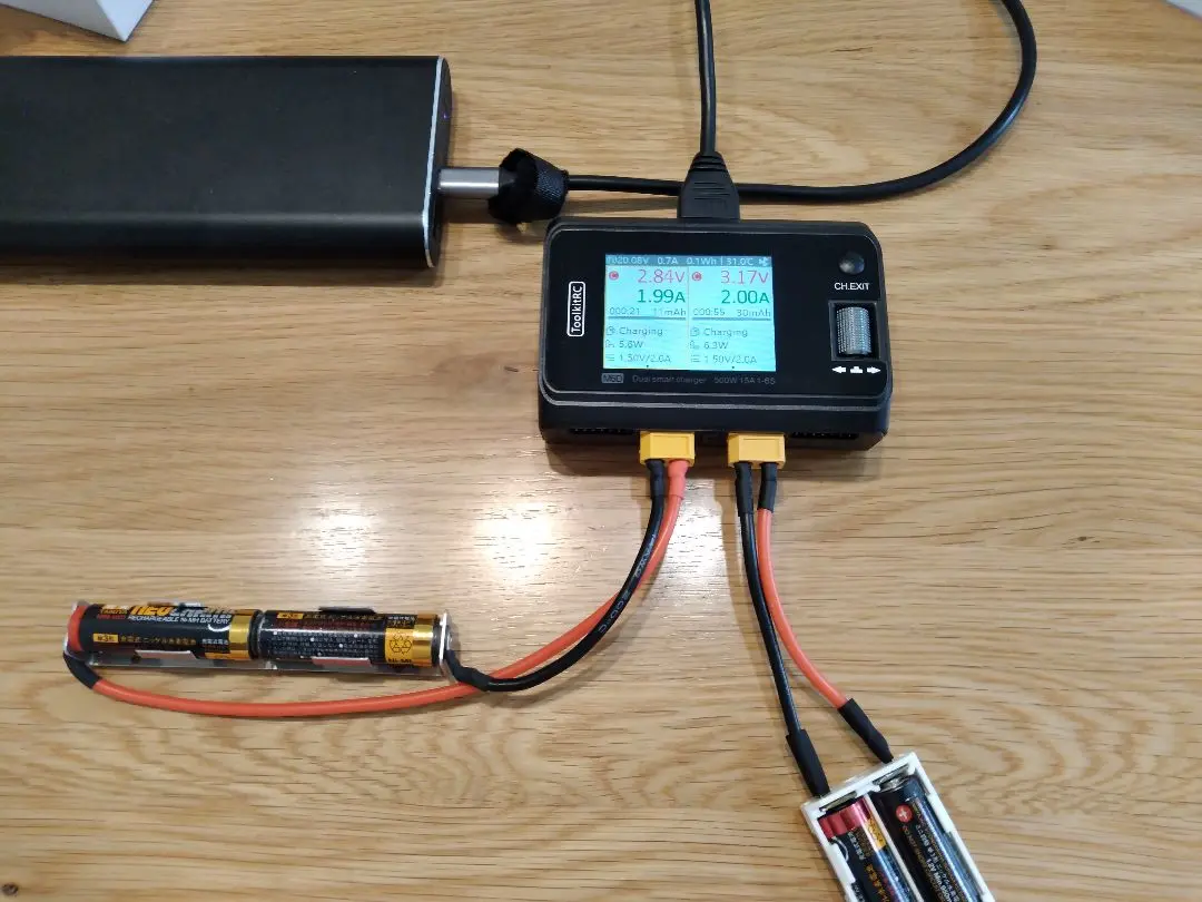 toolkitrc M6D充電器とUSB to xt60ケーブルセット　未使用品 Amazon.co.jp: ツールキット RC M6D 充電器 500w 25A 小型 多