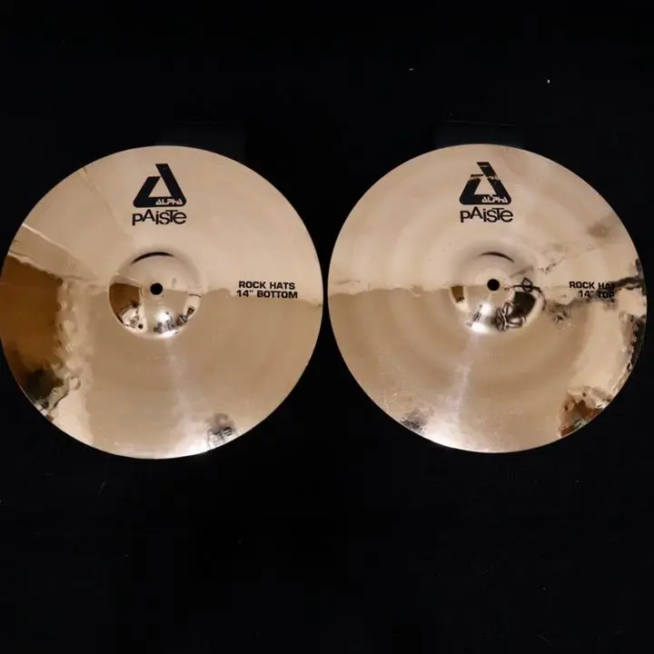送料込【Paiste】Alpha Brilliant ロックハイハット14″ Paiste 14