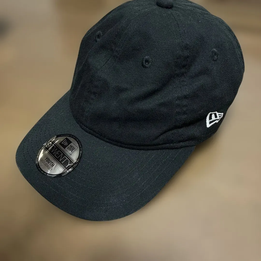 New Era 9TWENTY 兒童黑色帽子 的縮圖