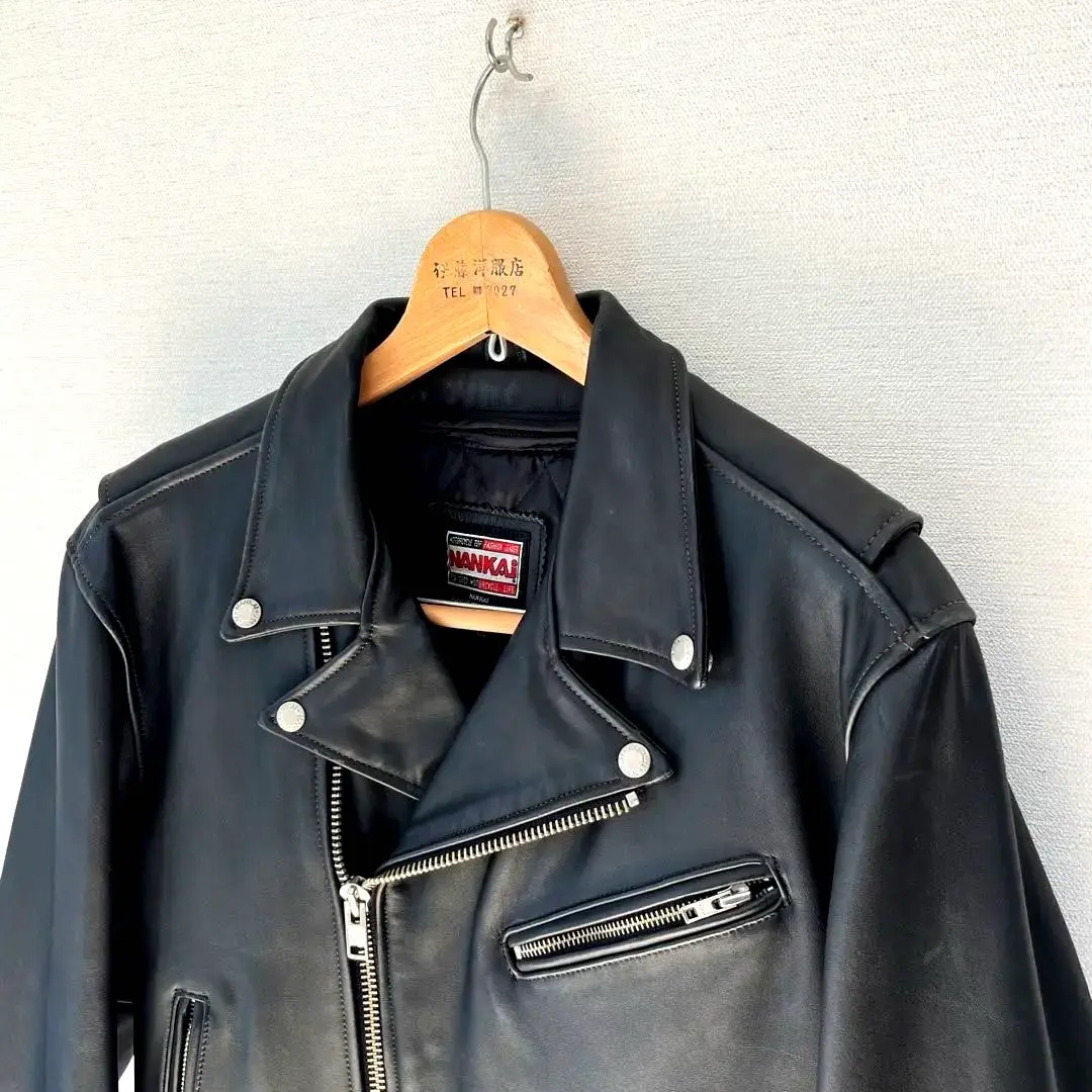 NANKAI ブラック シングルライダースジャケット XL 2025年最新】NANKAI カラー：ブラック系 シングルライダースの