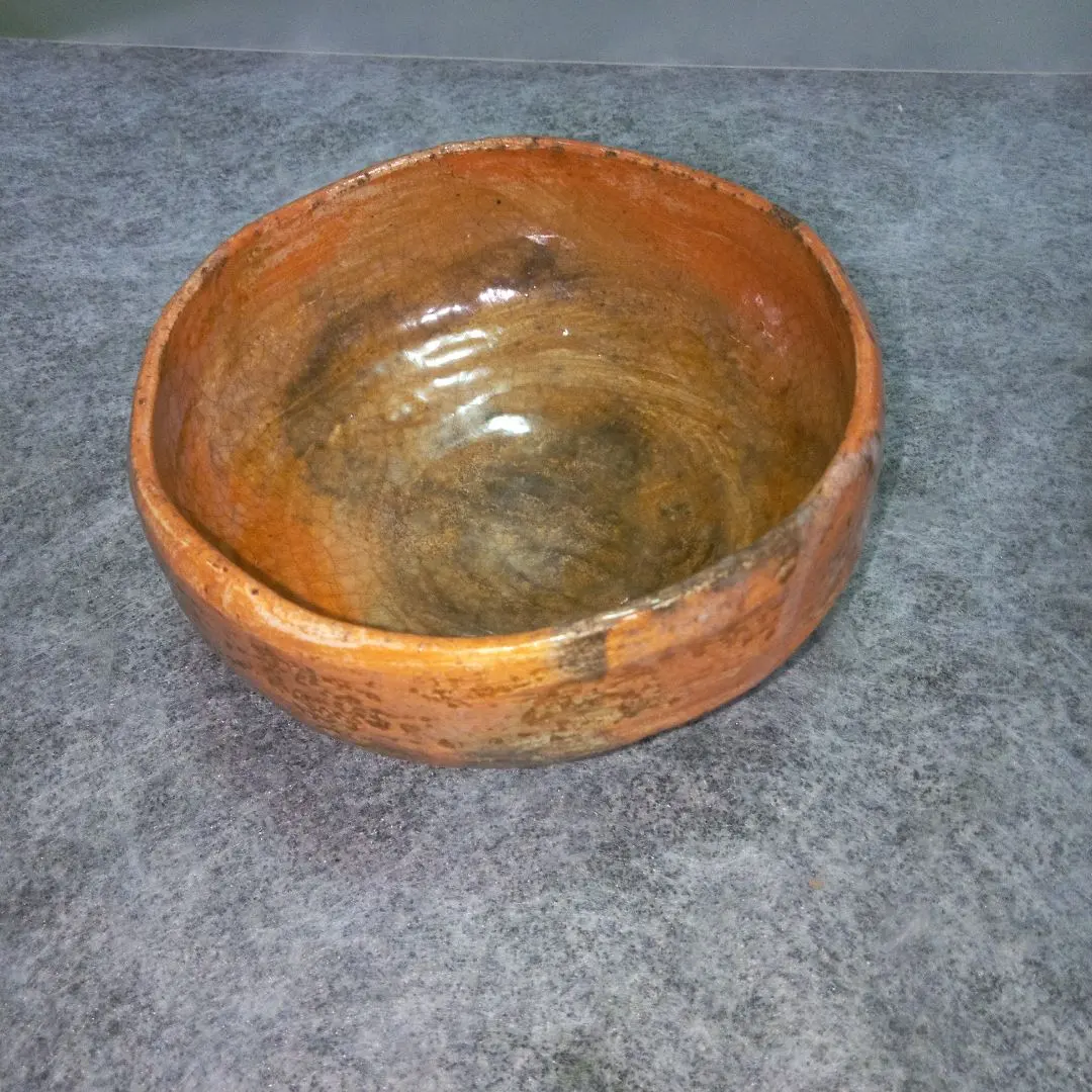 Thumbnail of Matcha tea bowl, Raku ware