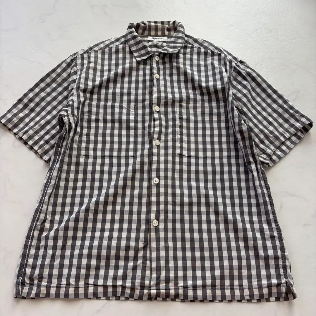 Thumbnail of Gymphlex Gingham Check Shirt M (A766)