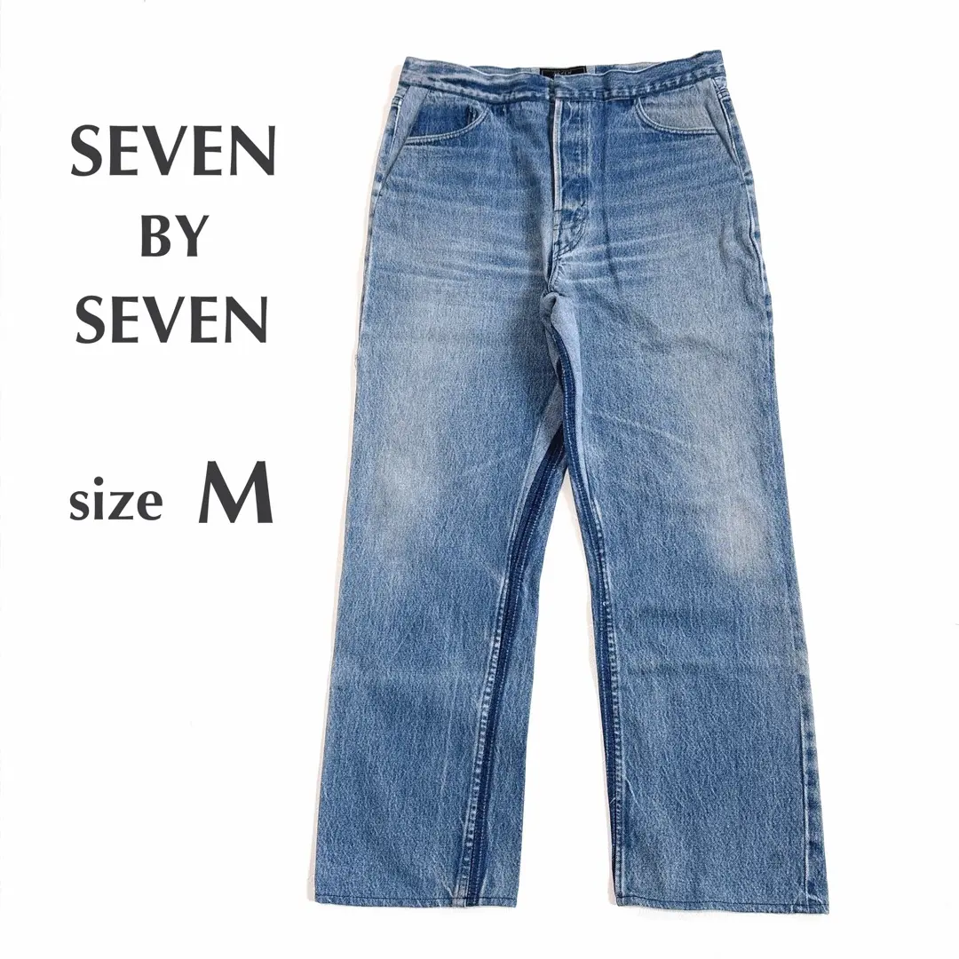 着画あり!! SEVEN BY SEVEN 20SS デニムワイドパンツ SEVEN BY SEVEN(セブンバイセブン)｜【MEN】デニムワイドパンツ