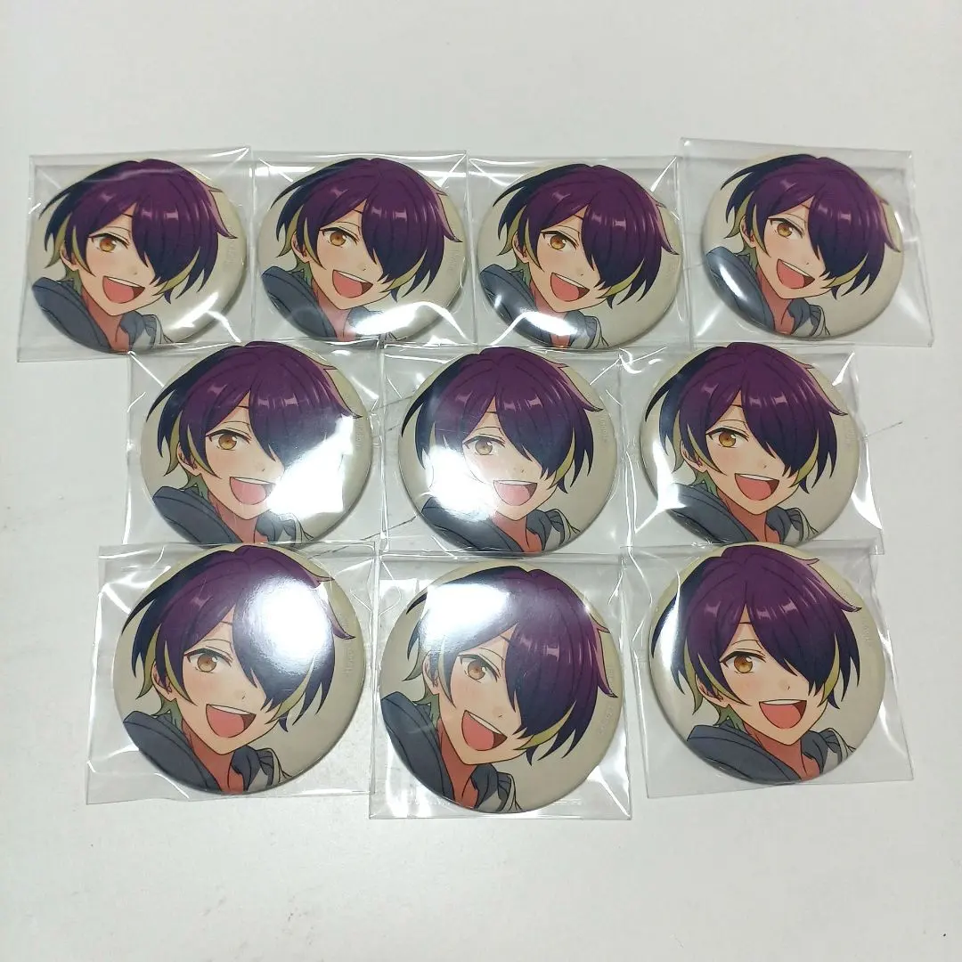 Thumbnail of Ensemble Stars! Collection Can Badge 2024 September casual Shinobu Sengoku, 10 pieces