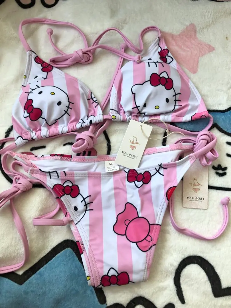 日焼けキティ　水着　ビキニのみ Amazon | [NYBOX] キティちゃん (22) アニメ ビキニ水着