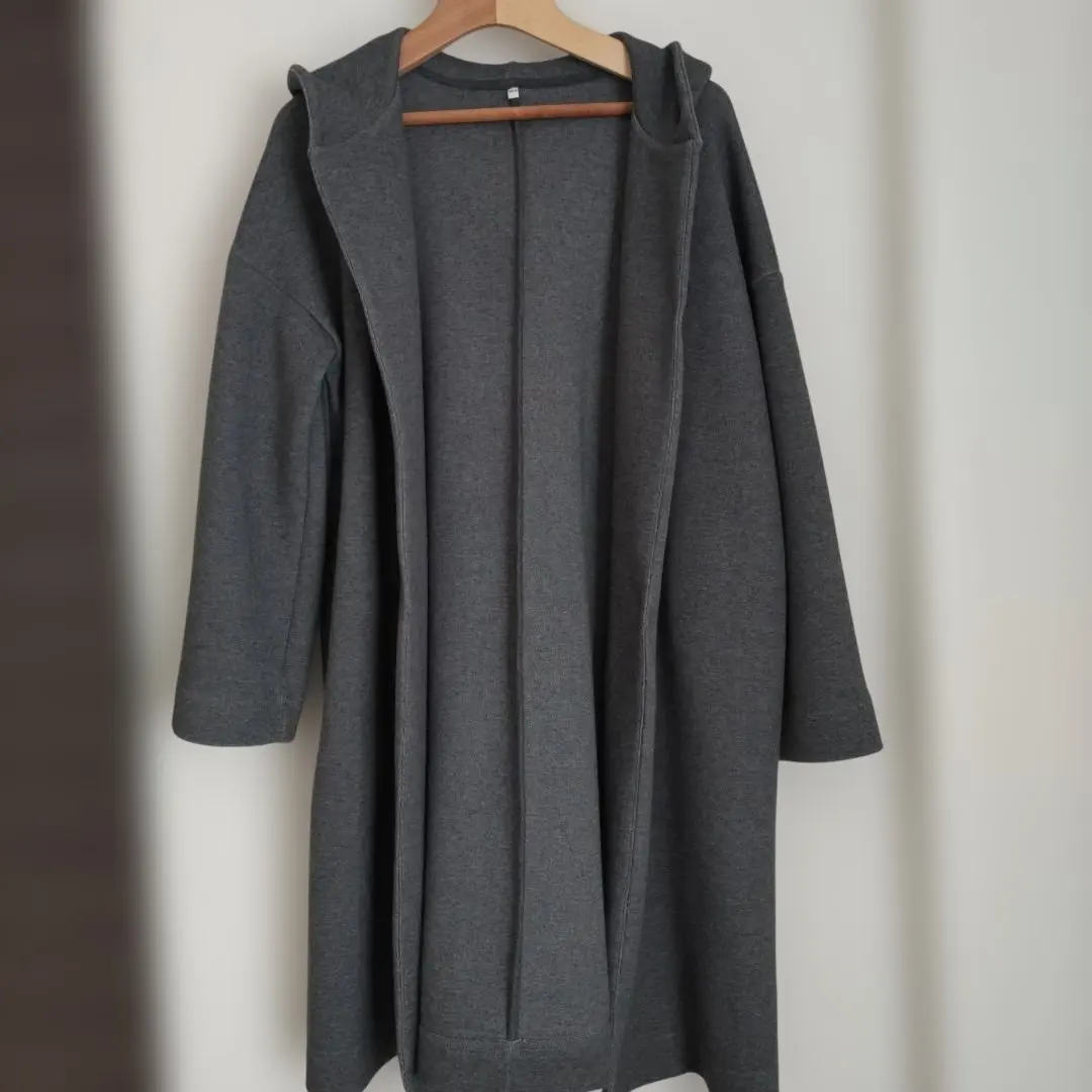 Thumbnail of MUJI Hooded Coat, Charcoal Gray