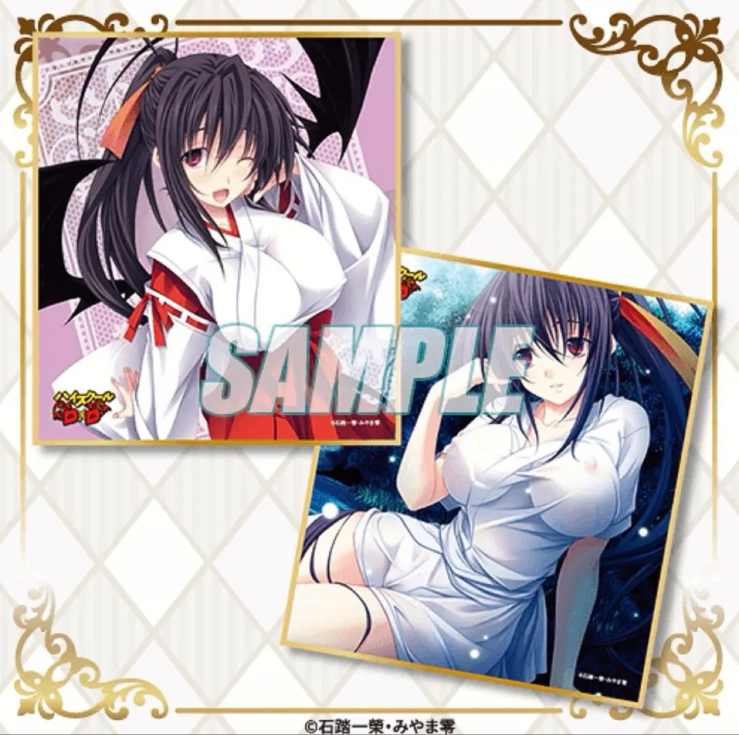 Thumbnail of Kujibiki-Dou High School DxD Akeno Himejima Shikishi (Autograph Board)