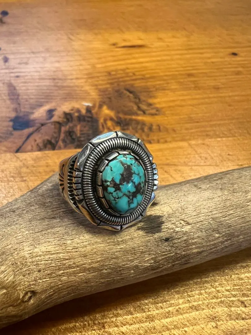 美品 NAVAJO GaryReeves ネイティブスタンプワークリング 19号 Navajo Gary reeves スタンプワークリング19号