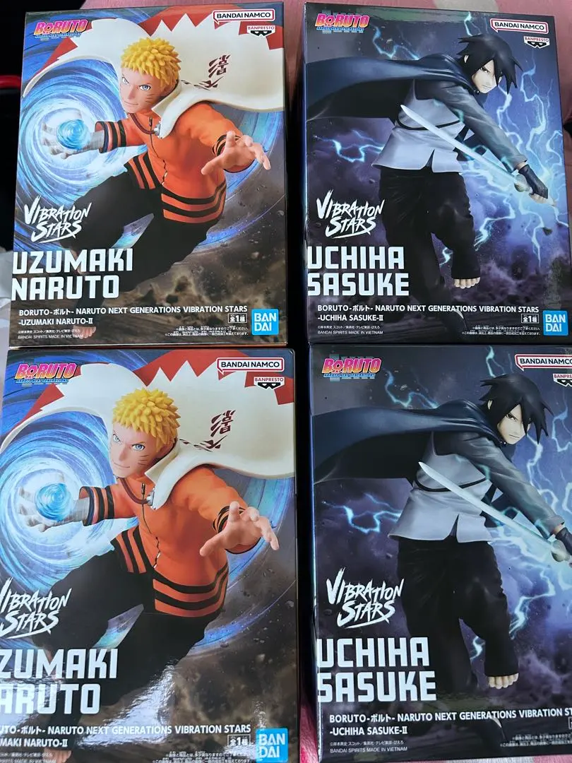 BORUTO-火影忍者新世代-VIBRATION STARS-鳴人 佐助 4體套組 的縮圖