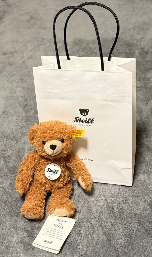 証明書有り　シュタイフ　ハッピー　65cm ① 証明書有り シュタイフ ハッピー STEIFF 65cm - コレクション