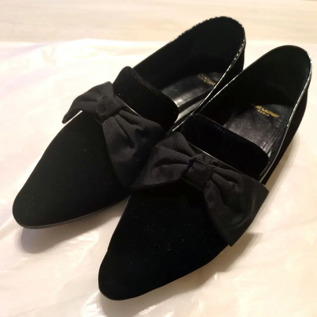 【サンローラン】フラットシューズ【美品】処分 SAINT LAURENT（バレエシューズ）のフリマアイテム一覧