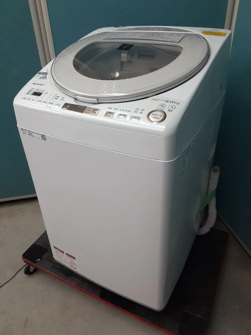 SHARP 洗濯機 ES-TX9A-N 2019年製 中古店舗近郊送料格安 洗濯9.0kg 乾燥4.5kg 縦型洗濯乾燥機