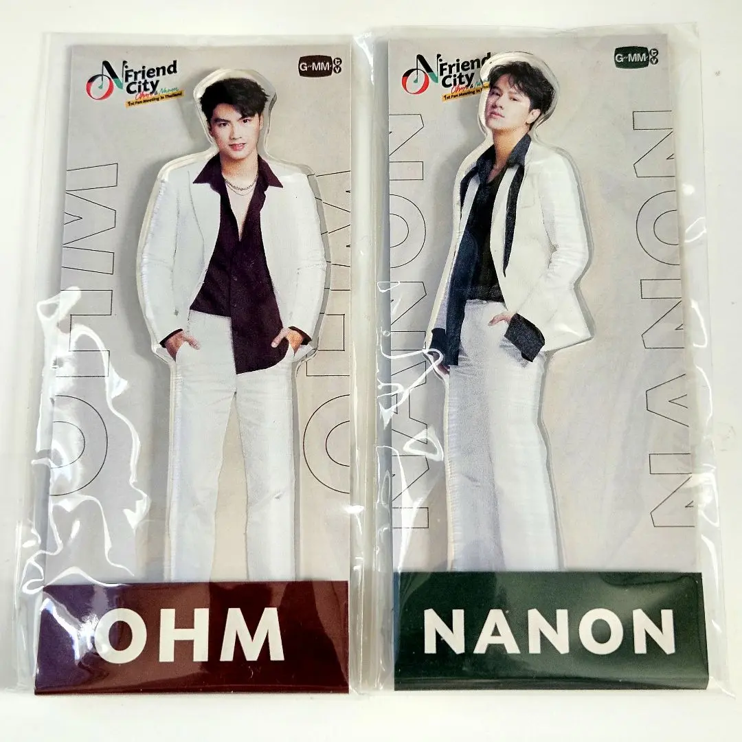 Ohm Nanon バッジ・キーホルダー・アクスタセット　GMMTV 2025年最新】nanon アクスタの人気アイテム - メルカリ