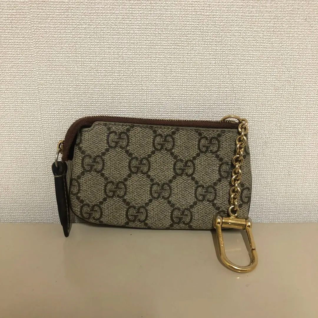 GUCCI Ophidia 鑰匙包 零錢包 稀有配色 的縮圖