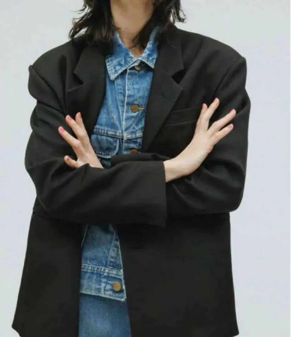 金子綾さんコラボ　M TO R SINGLE  JACKET 新品♪ STATE OF MIND【金子綾コラボ】リネンジャケット - メルカリ