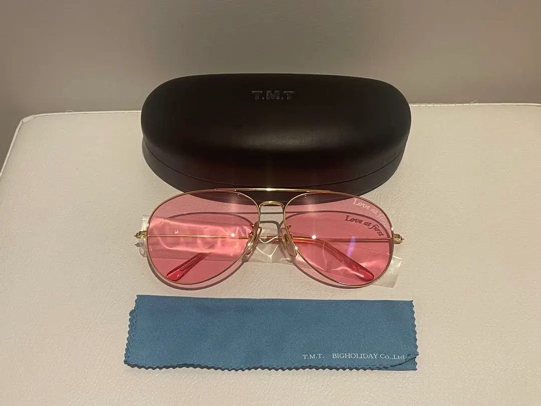 TMT BIGHOLIDAY love at first サングラス TMT - TMT Love at first TEAR DROP SUNGLAS キムタクの通販 by