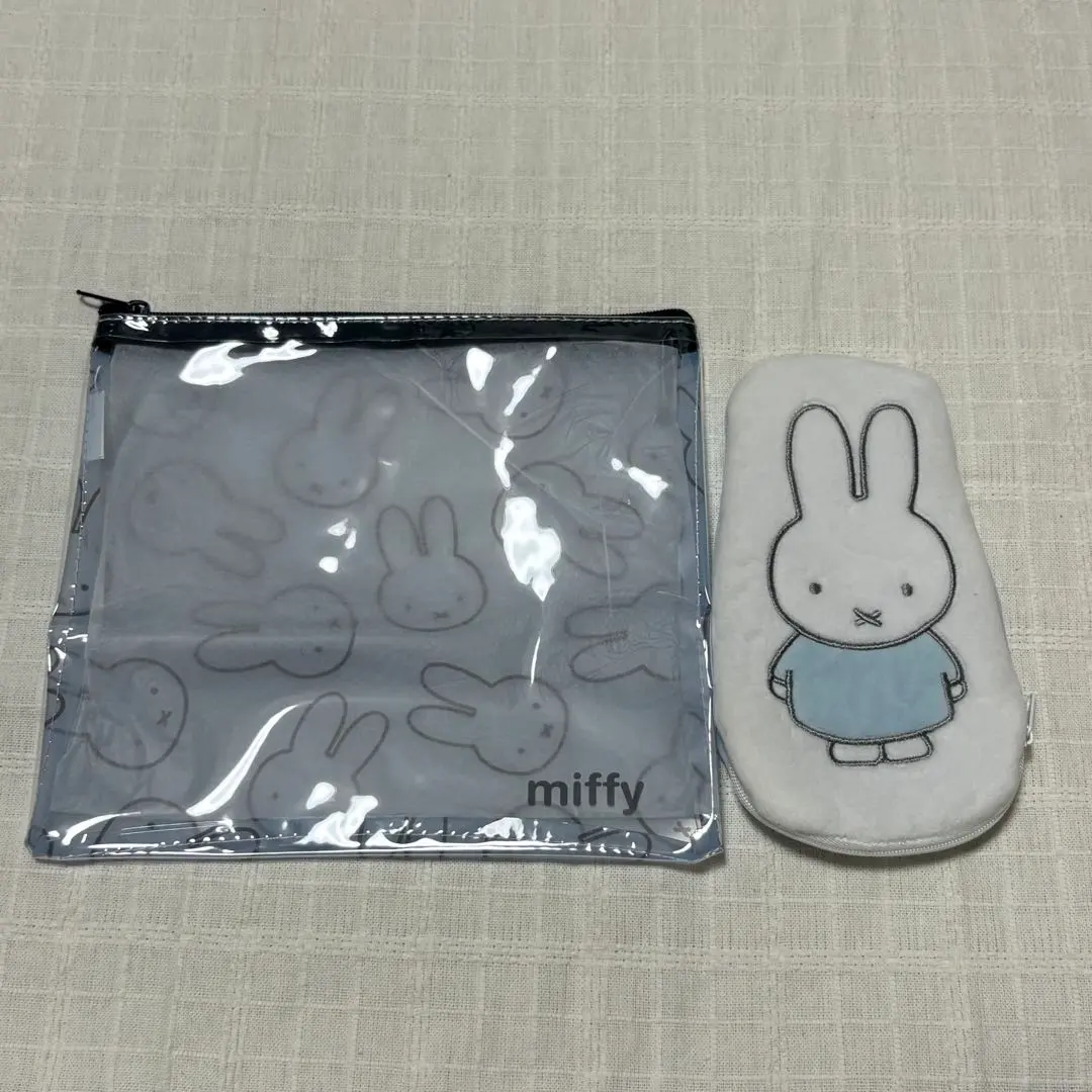 Thumbnail of Miffy Fluffy & Clear Pouch Set of 2
