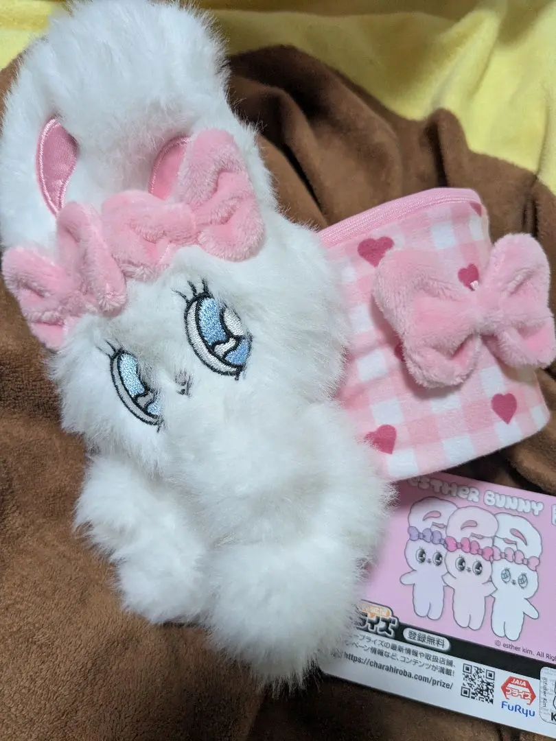 Esther Bunny 附玩偶小物收納盒 白色 的縮圖