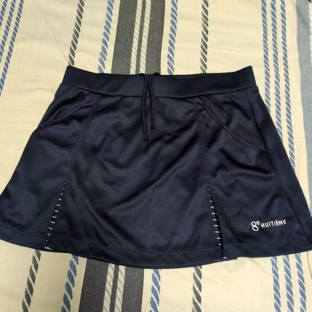 8e HUITIÈME 海軍藍色 網球裙 M 的縮圖