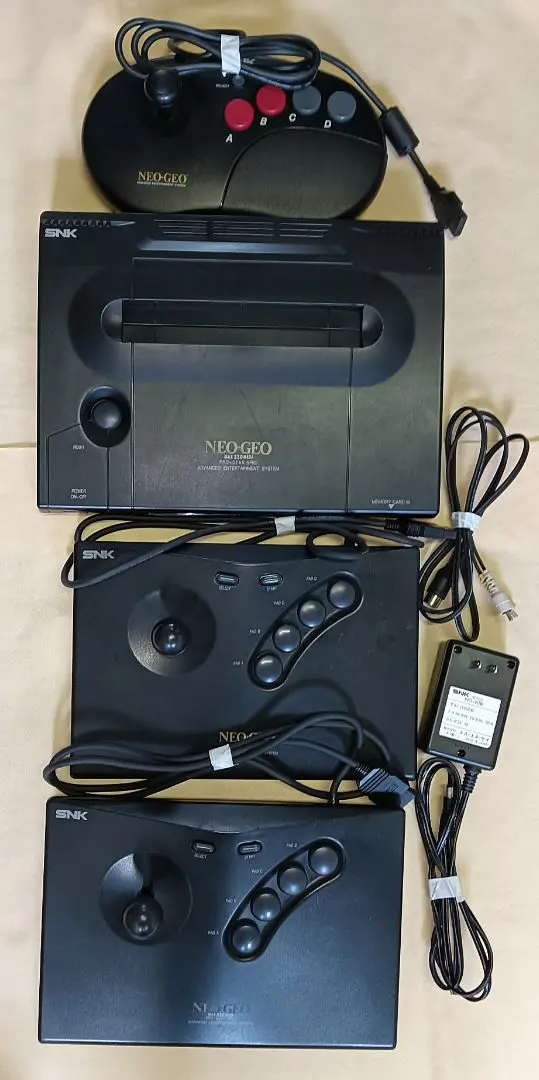 SNK - NEO-GEO MAX330MEGA本体 NEO GEO MAX 330 MEGA Controller Neogeo SNK Working tested