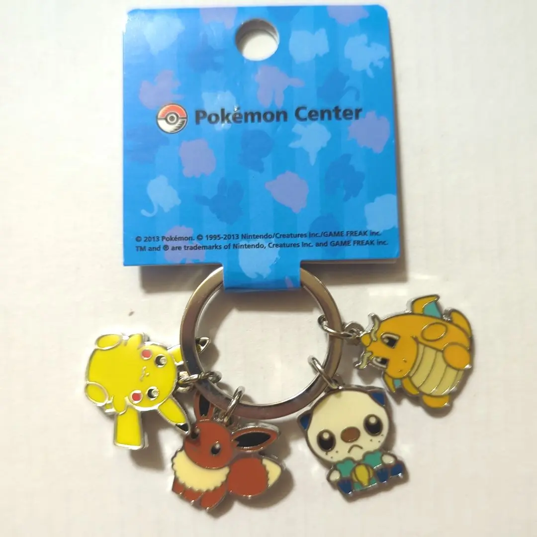 ポケモン　4連キーホルダー Amazon.co.jp: ポケモンセンター限定 4連キーホルダー ニン