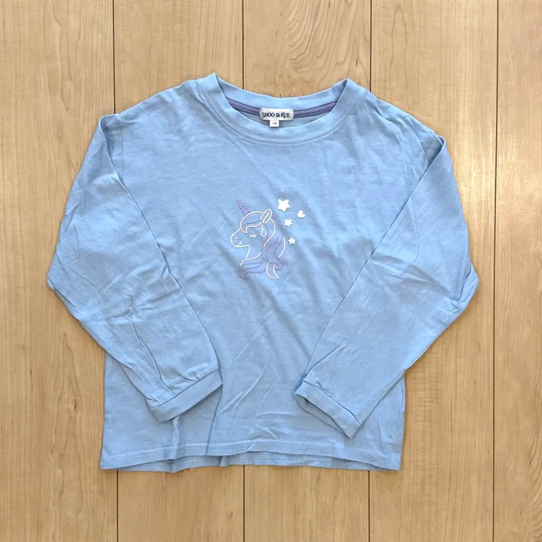 Thumbnail of Foam Print Unicorn Long Sleeve T-shirt 130cm