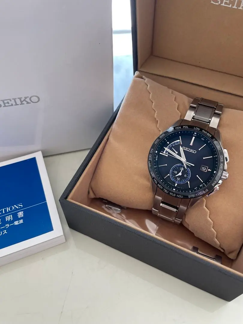SEIKO ブライツ SAGA235 チタンソーラー SEIKO BRIGHTZ セイコー ブライツ 世界5エリア対応電波ソーラー