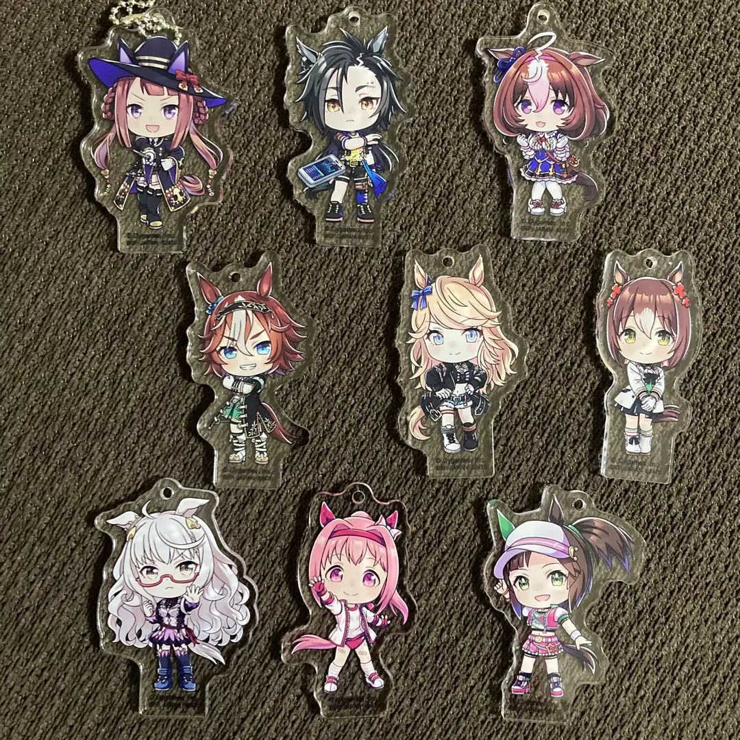 Thumbnail of Acrylic Charm Kyun-Chara Illustration Uma Musume: Pretty Derby 9-Piece Set