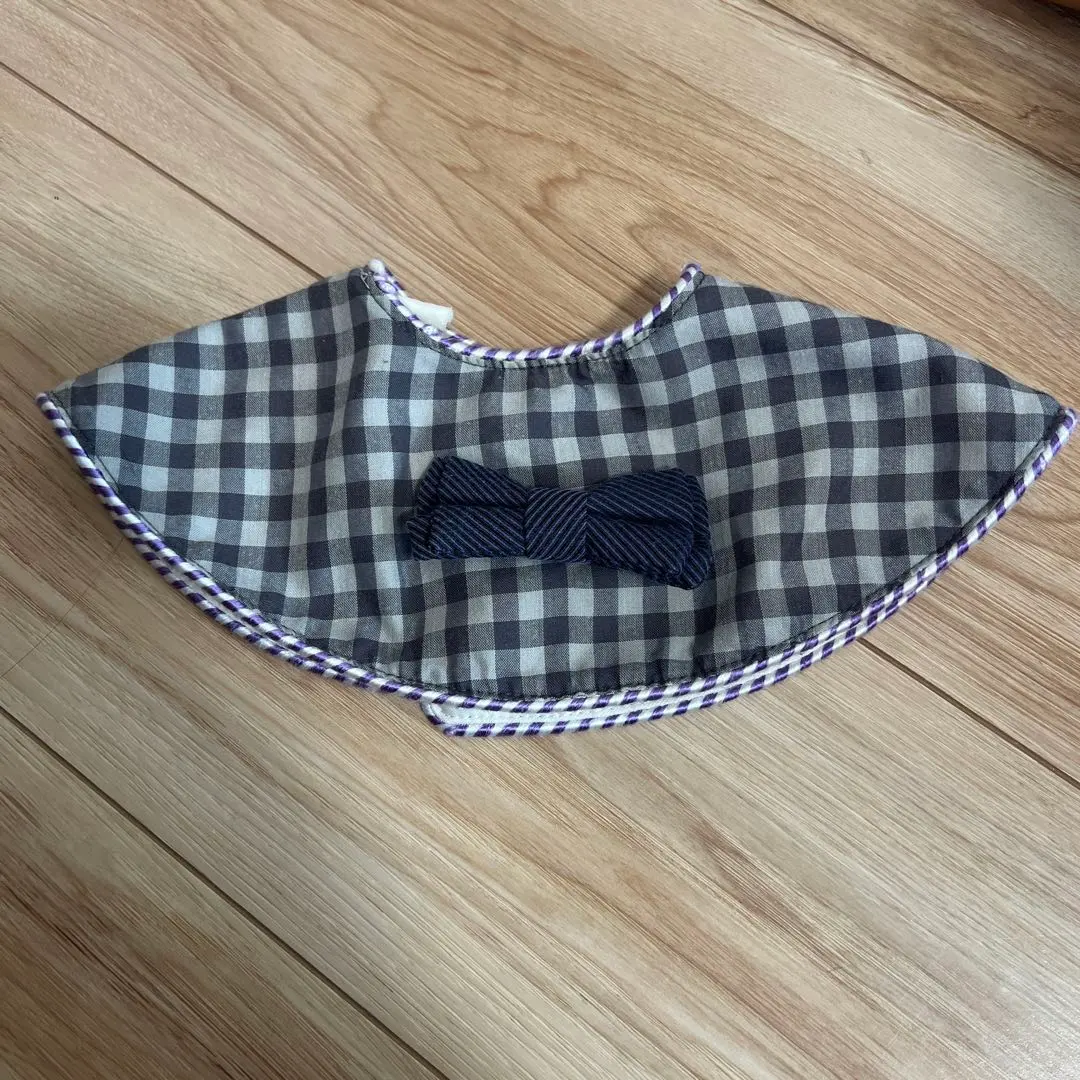 Thumbnail of MARLMARL Checkered Bib with Ribbon