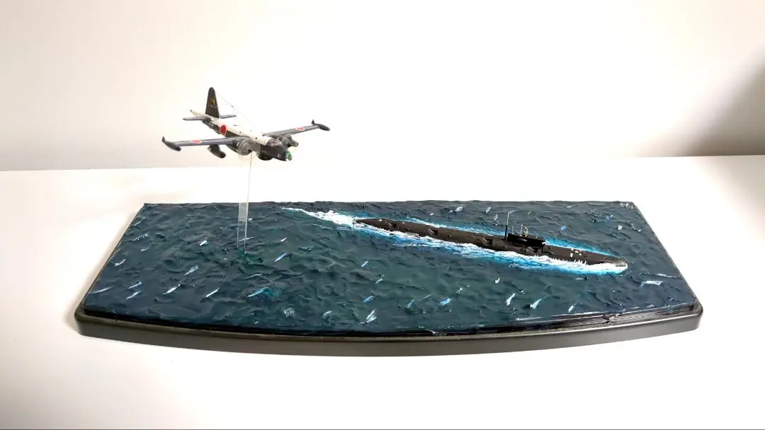 アルファ級潜水艦 流氷ジオラマ