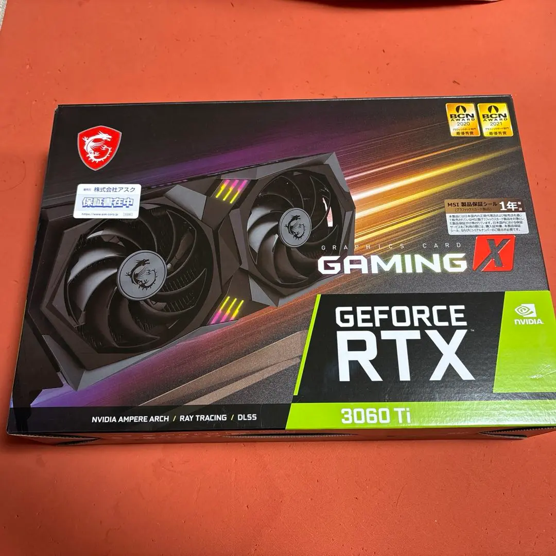 中古美品 GeForce RTX 3060 Ti GAMING X 8G LHR GeForce RTX 3060 Ti GAMING X 8G LHR