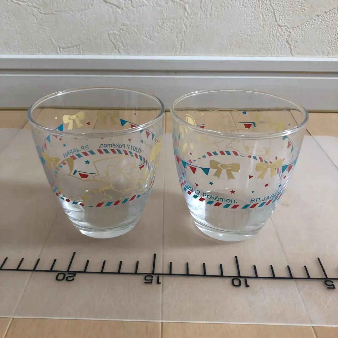 Thumbnail of Pokemon glass cups, 2, Pikachu, 2017, Pocket Monsters